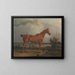 Cazador en un paisaje - James Ward — cuadro enmarcado en la pared