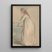 Retrato de la Sra. Morland - James Ward — cuadro enmarcado en la pared