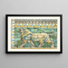 the lion frieze from the ancient Persian palace at Susa - James Ward — framed artwork on a wall