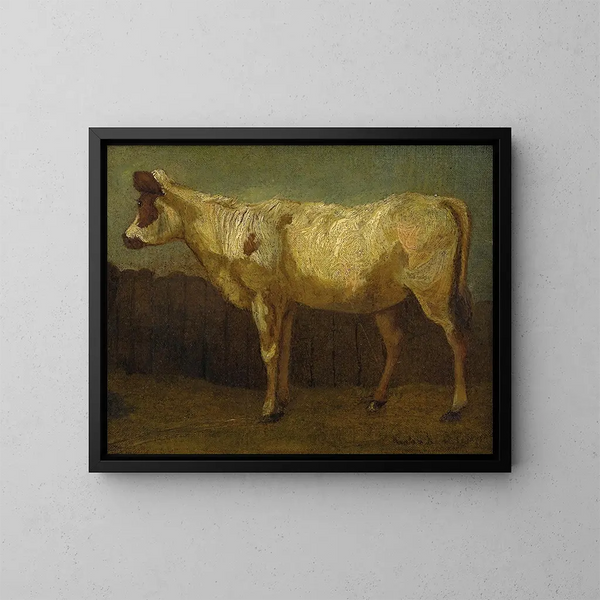 Retrato de una vaca - James Ward — cuadro enmarcado en la pared