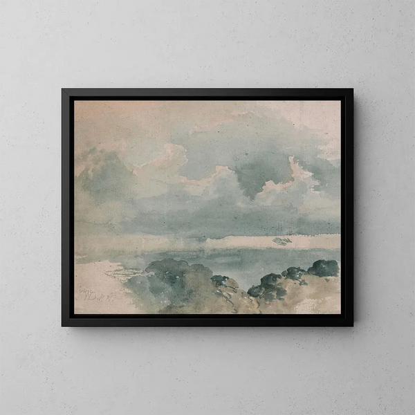 Estudio del cielo - James Ward — cuadro enmarcado en la pared
