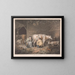 La casa de las vacas - James Ward — cuadro enmarcado en la pared