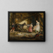 L'âne obstiné - James Ward — framed artwork on a wall