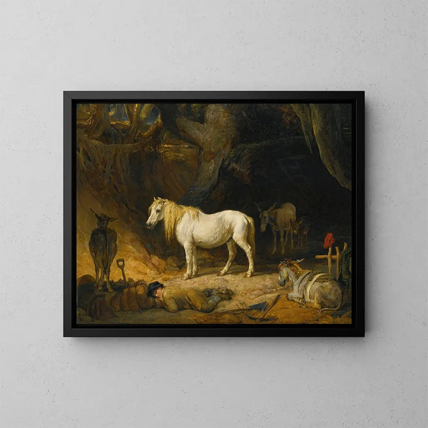 Le Sableux - James Ward — framed artwork on a wall
