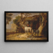 La cour de paille - James Ward — framed artwork on a wall