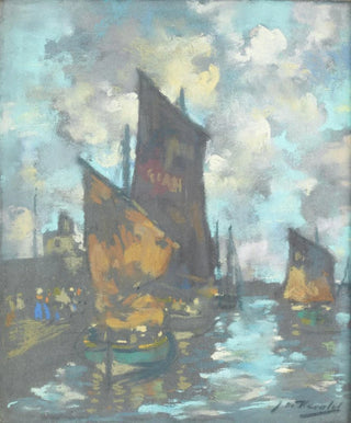 James Watterston Herald - Fishing boats in a harbour.webp