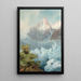 Los Grandes Charmoz sobre el Mar de Glace Chamonix - James Whittet Smith — cuadro enmarcado en la pared