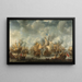 La batalla de Terheide - Jan Abrahamsz Beerstraaten — cuadro enmarcado en la pared