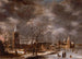 Château de Warmond dans un paysage d'hiver - Jan Abrahamsz Beerstraaten — artwork view