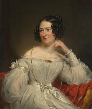 Jan Adam Kruseman - Portret van Abrahamina Henritte Wurfbain 18081883 echtgenote van Jacob de Vos Jz.webp
