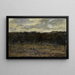 Small pond on the moor - Jan Adam Zandleven — framed artwork on a wall