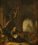 A hermit in a ruin - Jan Adriaensz van Staveren — artwork view