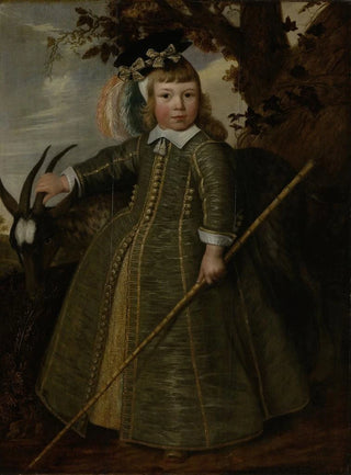 Jan Albertsz Rotius - Portrait of a boy with a billygoat.webp