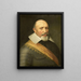 Portrait of an officer - Jan Anthonisz van Ravesteyn — framed artwork on a wall