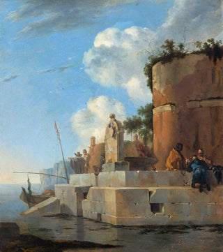 Jan Asselijn - A Coastal Ruin in Italy.webp