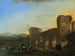 El río Tíber con el puente Milvio al atardecer - Jan Asselijn — vista de la obra