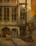 del patio del ayuntamiento de Amberes - Jan August Hendrik Leys — vista de la obra
