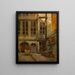 del patio del ayuntamiento de Amberes - Jan August Hendrik Leys — cuadro enmarcado en la pared