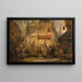 L'entrée joyeuse du duc d'Anjou à Anvers - Jan August Hendrik Leys — framed artwork on a wall