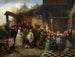 Marriage in Flanders in the 17th century - Jan August Hendrik Leys — artwork view