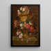 Bouquet of Flowers - Jan Baptist Bosschaert — framed artwork on a wall