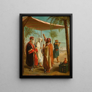 Jan Baptist Huysmans - A Shooting Party.webp