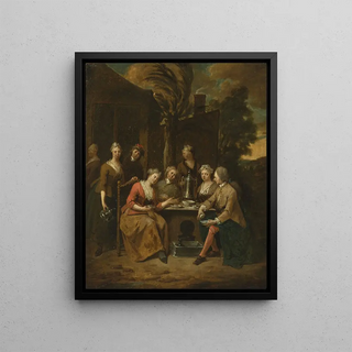 Jan Baptist Lambrechts - Company at the table.webp