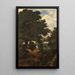 Landscape Painting - Jan Baptist Martin Wans — framed artwork on a wall
