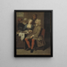 Comida privada - Jan Baptiste Lambrecht — cuadro enmarcado en la pared