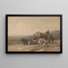Bueyes en reposo - Jan Bedijs Tom — cuadro enmarcado en la pared