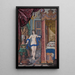 Cleopatra y la escorpión en un interior elegante - Jan Berents — cuadro enmarcado en la pared