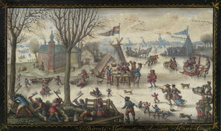 Jan Berents - Winter Landscape with Figures.webp