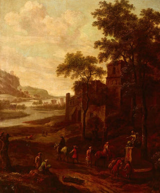 Jan Blom - Landscape with a Group of Wanderers.webp