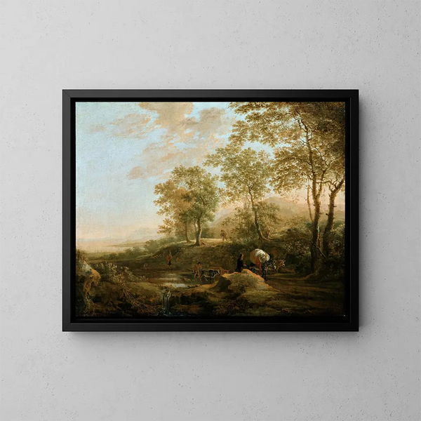 Bordes de un arroyo - Jan Both — cuadro enmarcado en la pared