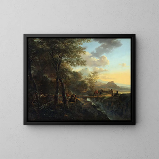 Jan Both - Italian Landscape with a Draughtsman.webp