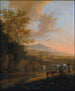 Italian landscape painting with an ox cart - Jan Both — artwork view