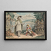 The Centurion of Capernaum kneels before Christ - Jan Brandes — framed artwork on a wall