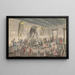 Dutch Wedding Feast - Jan Brandes — framed artwork on a wall