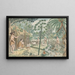 an idyllic village scene - Jan Brandes — framed artwork on a wall