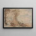 Landscape with Travelers - Jan Brueghel — framed artwork on a wall