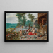 la Alegoría del Olfato - Jan Brueghel el Joven — cuadro enmarcado en la pared