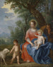 The Holy Family with John - Jan Brueghel the Younger — artwork view