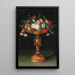 Flower in a Golden Cup - Jan Brueghel the Younger — framed artwork on a wall