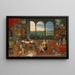 The five senses L'ouïe - Jan Brueghel the Younger — framed artwork on a wall