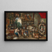 Les Cinq Sens: la Vue - Jan Brueghel le Jeune — framed artwork on a wall