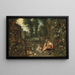 Les Cinq Sens: l'odorat - Jan Brueghel le Jeune — framed artwork on a wall