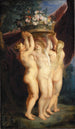 Les Trois Grâces - Jan Brueghel the Younger — artwork view