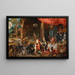 Venus at Vulcan's Forge - Jan Brueghel the Younger — framed artwork on a wall
