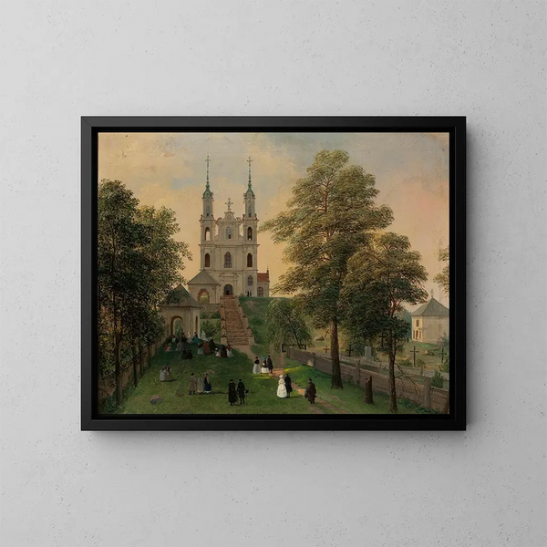 Calvaire de Vilnius - Jan Chrucki — cuadro enmarcado en la pared