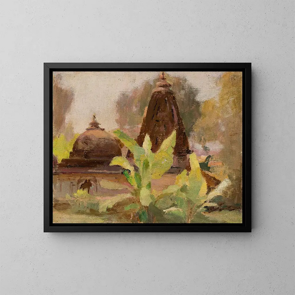 Temple jain de Ahmedabad - Jan Cybis — cuadro enmarcado en la pared